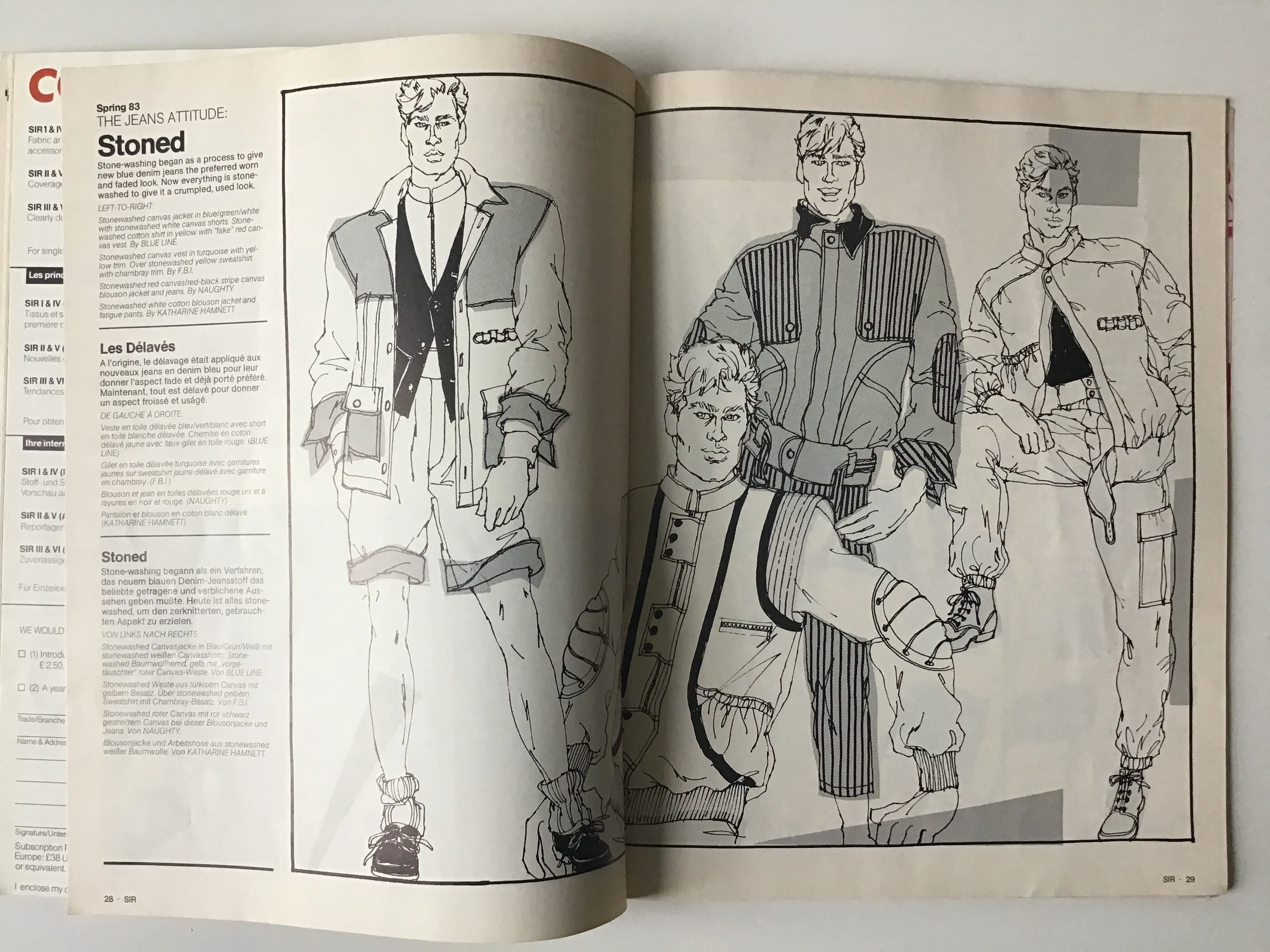 Men's International Fashion SIR supplement September 1982