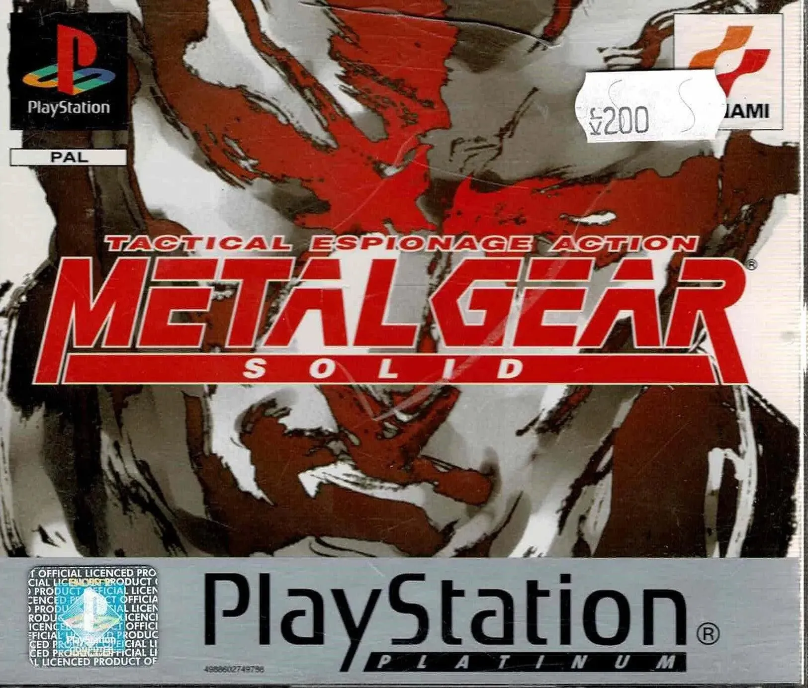 Metal Gear Solid (Platinum og slidt æske)