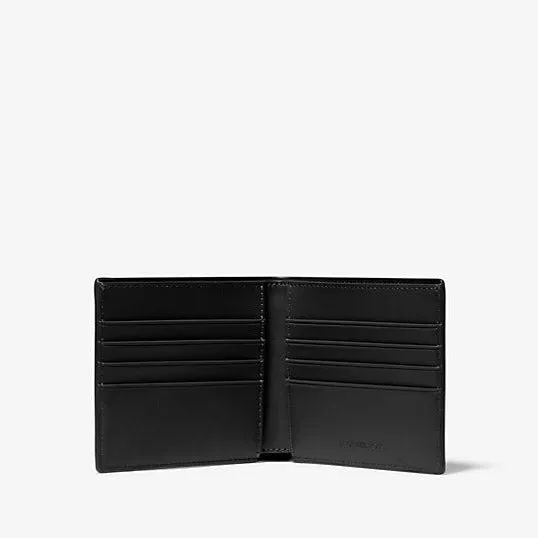 Michael Kors Black Cooper Embossed Billfold Wallet - 36F1LCOF1E