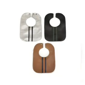 MIMA® Zigi Inspired "Stripe Bib" - Black/ Forest Green