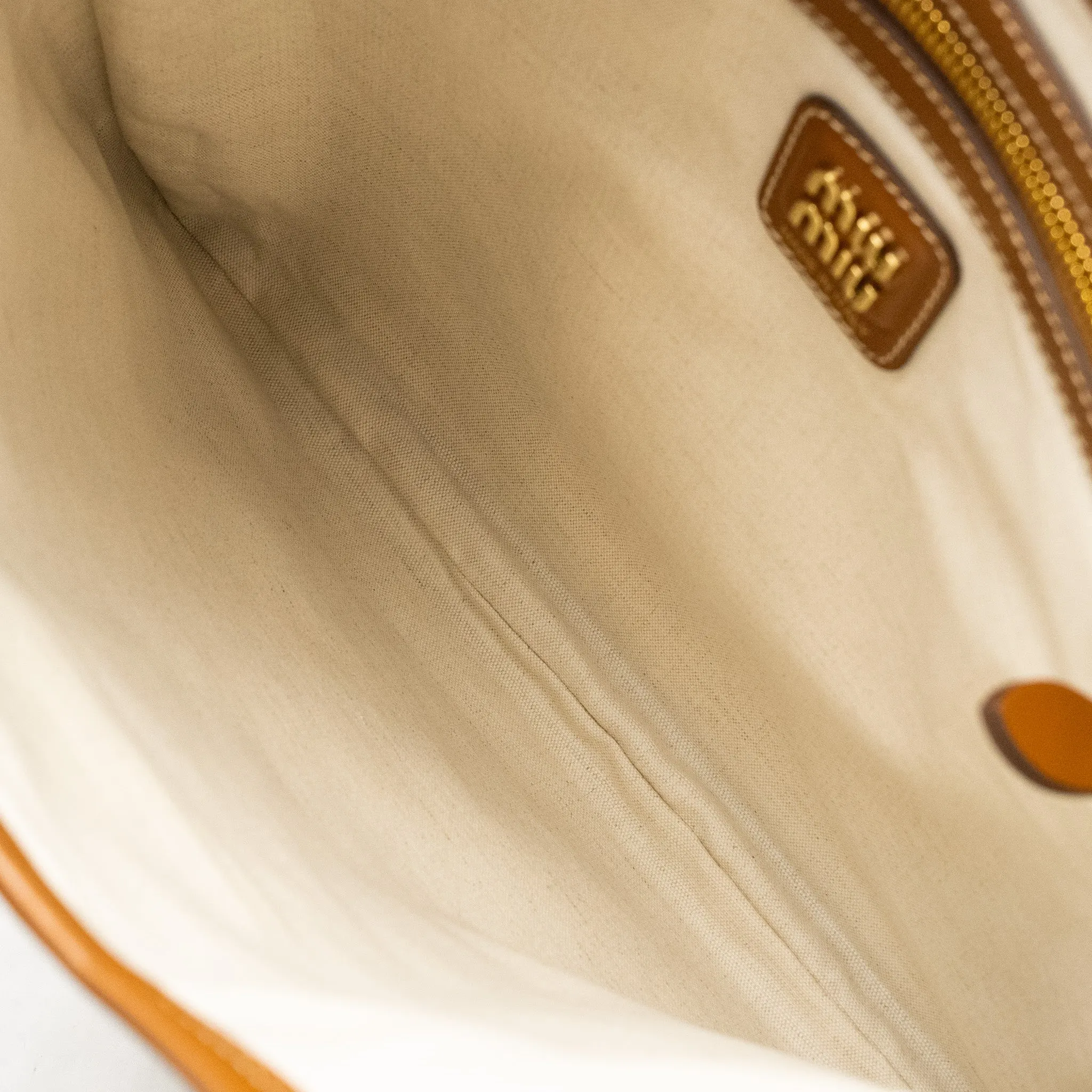 Miu Miu Ivy Leather Bag Calfskin Caramel GHW
