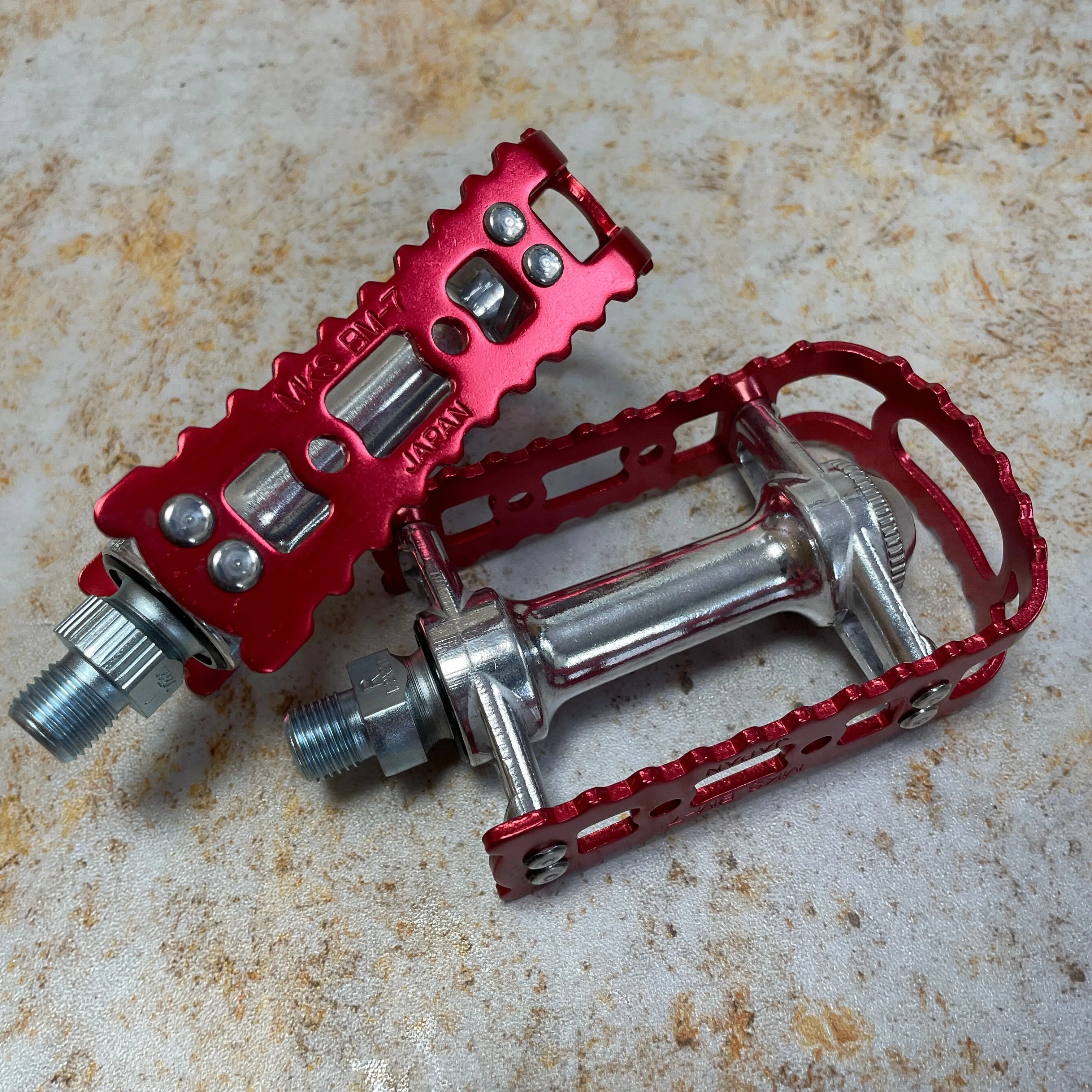 MKS BM-7 1/2 Inch Old School BMX Pedals