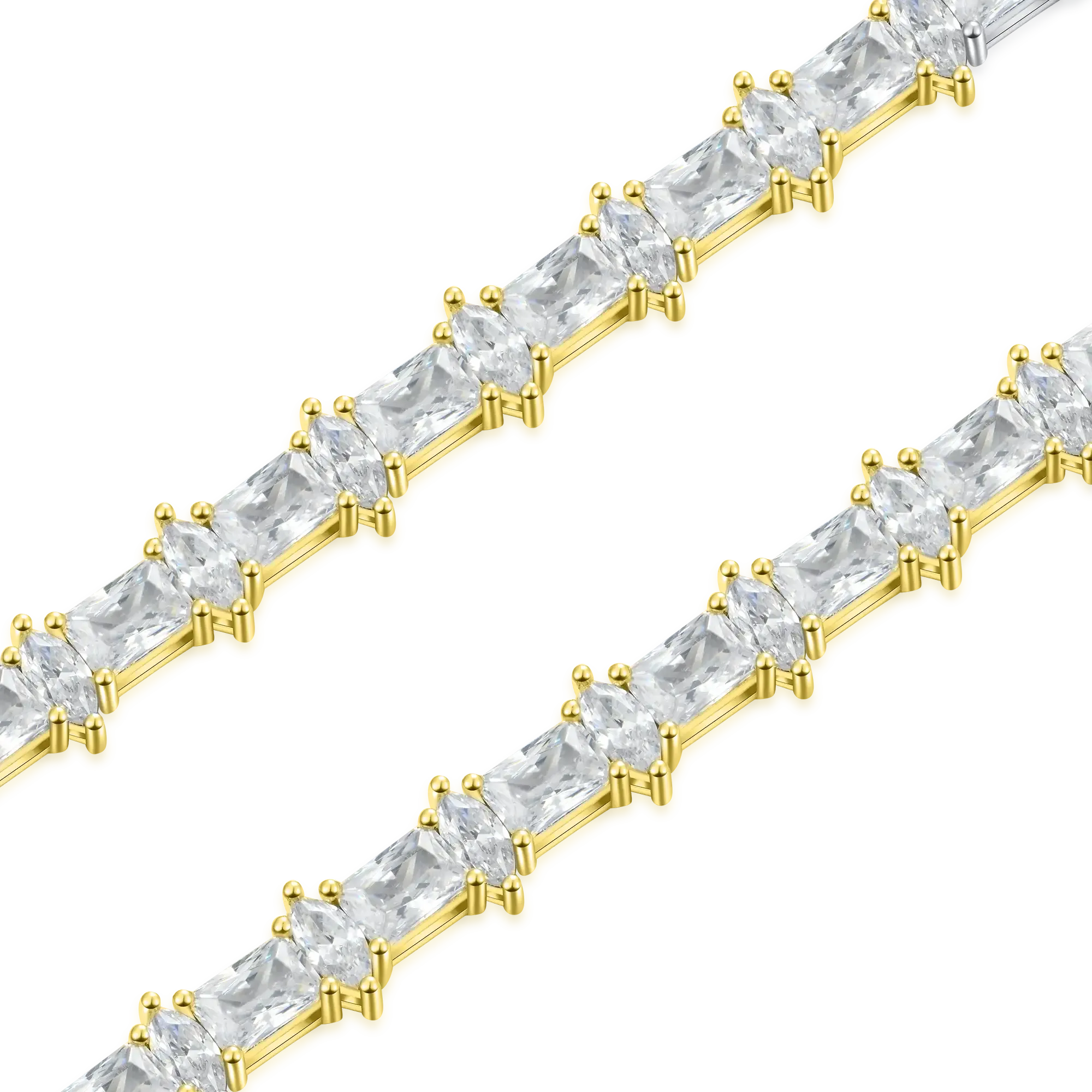 Moissanite Refined Luster Tennis Chain - 6mm