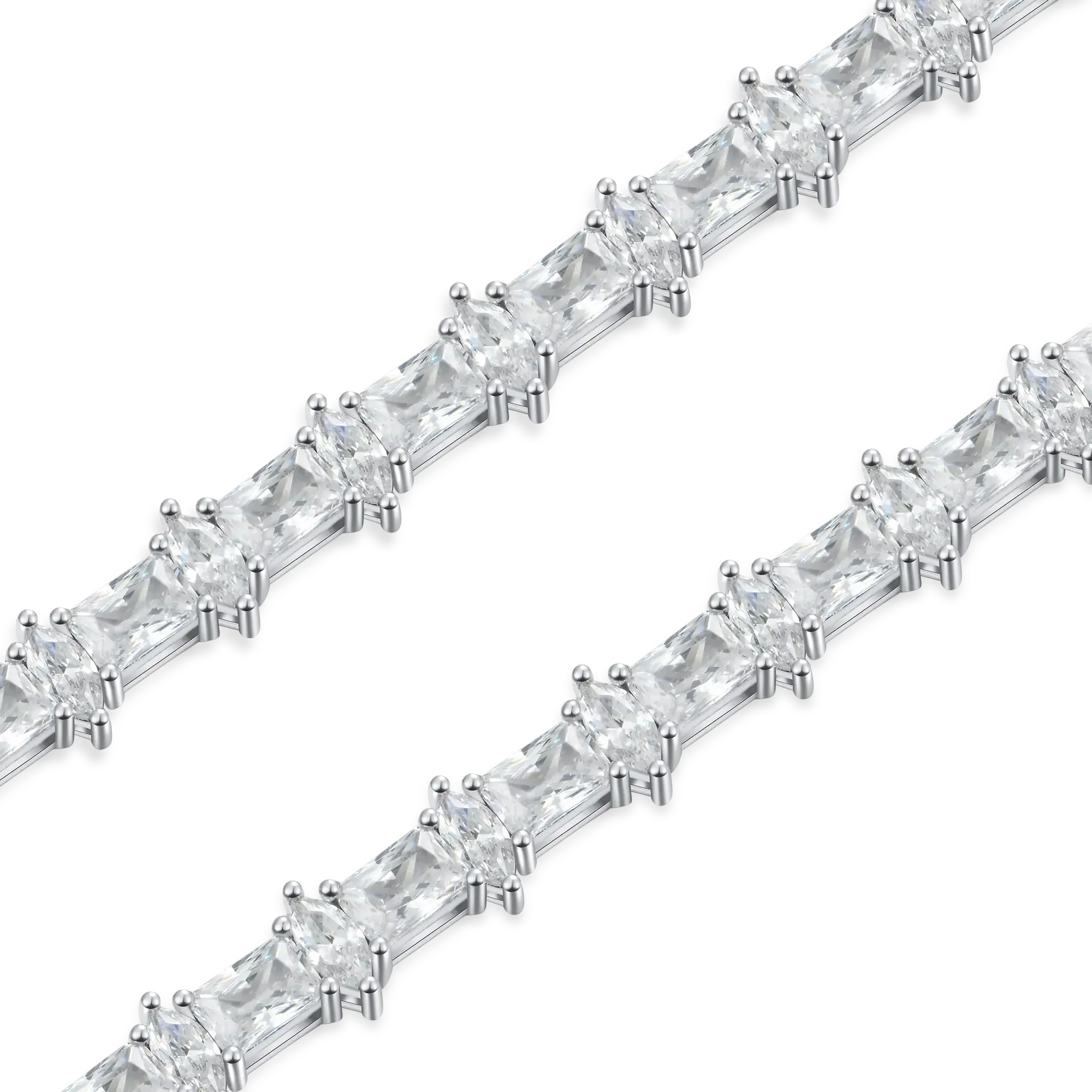 Moissanite Refined Luster Tennis Chain - 6mm