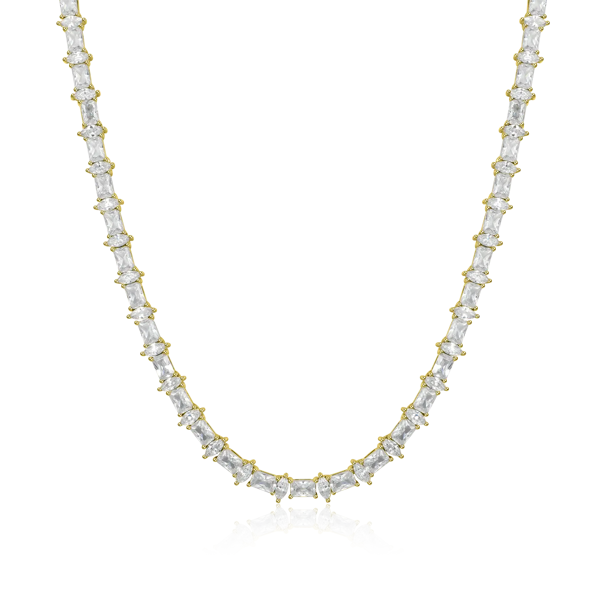 Moissanite Refined Luster Tennis Chain - 6mm