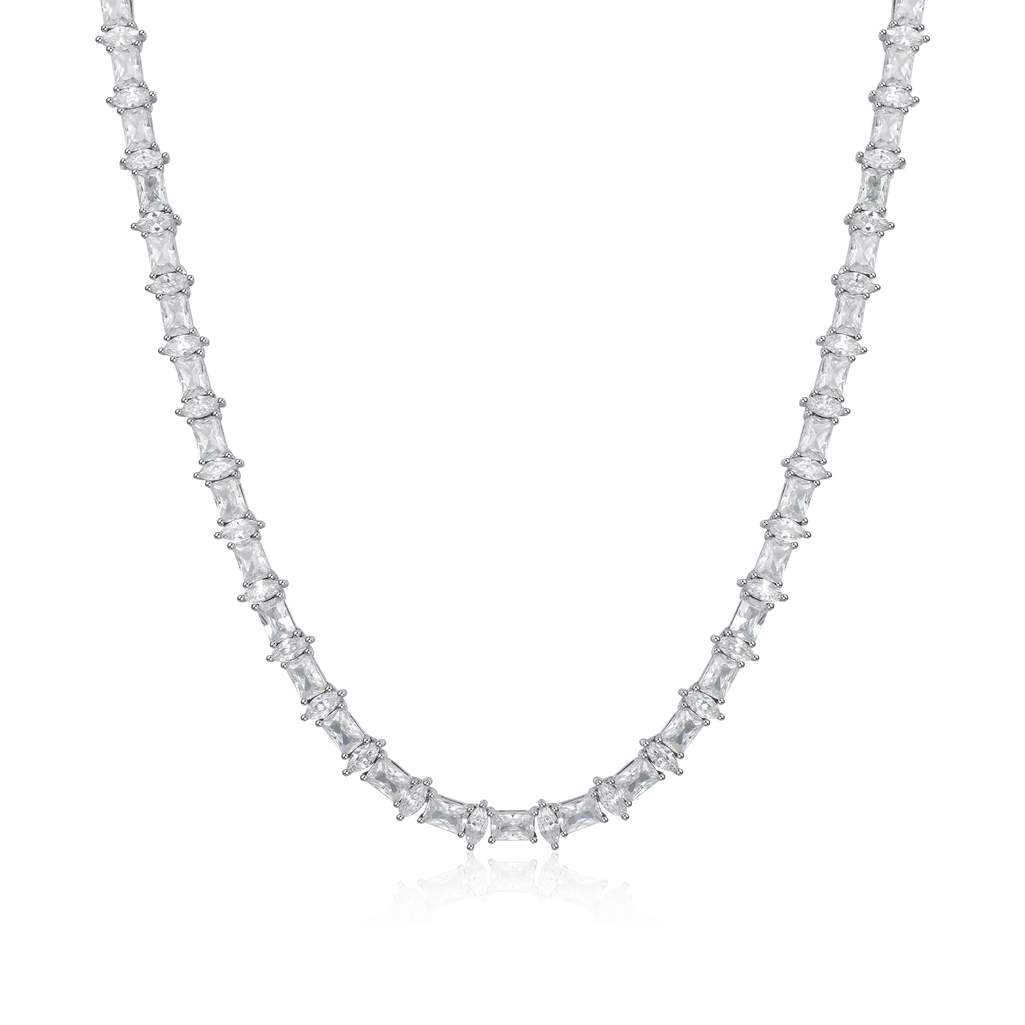 Moissanite Refined Luster Tennis Chain - 6mm
