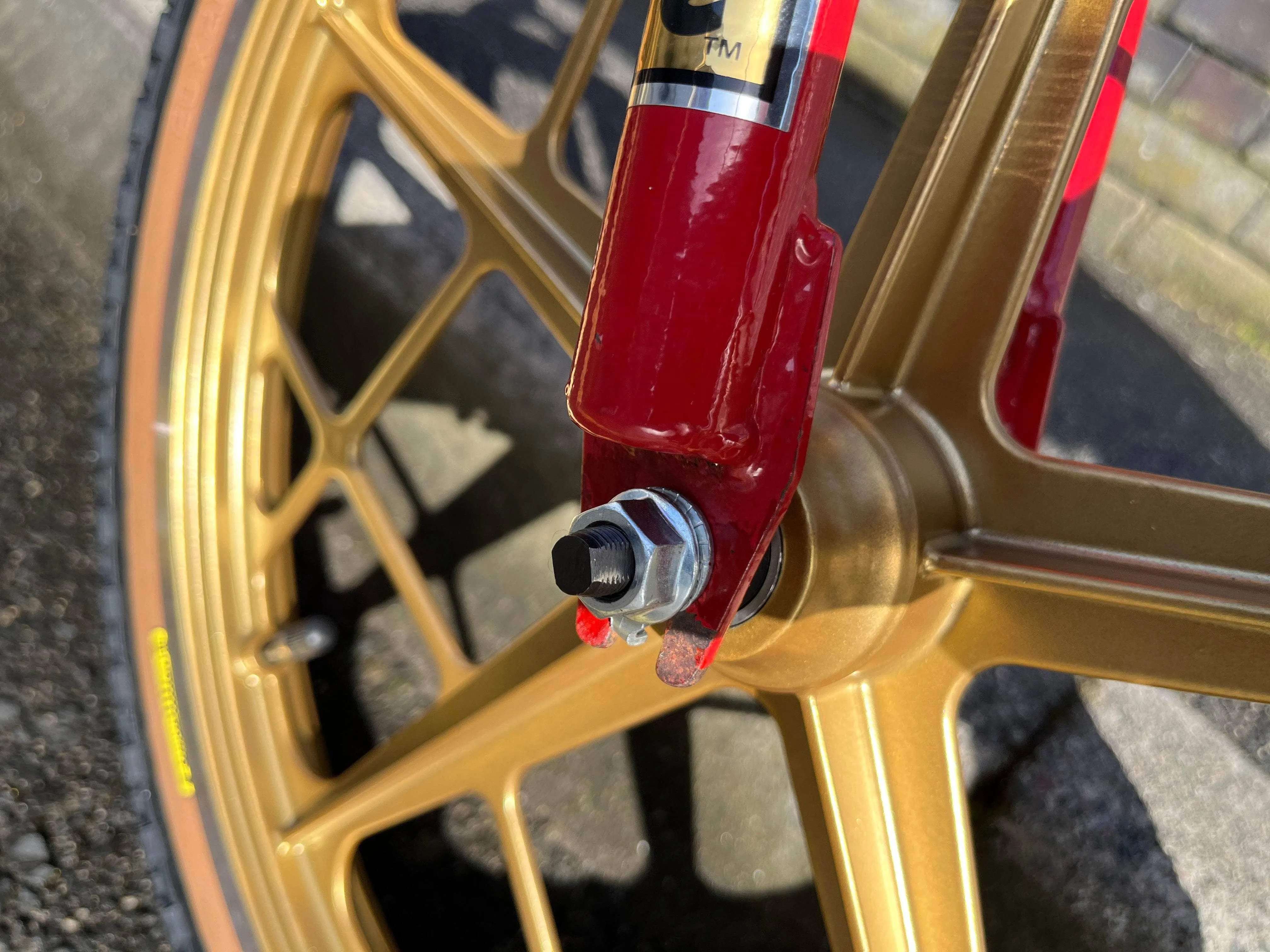 Mongoose 1981 Motomag Custom Bike Red / Gold