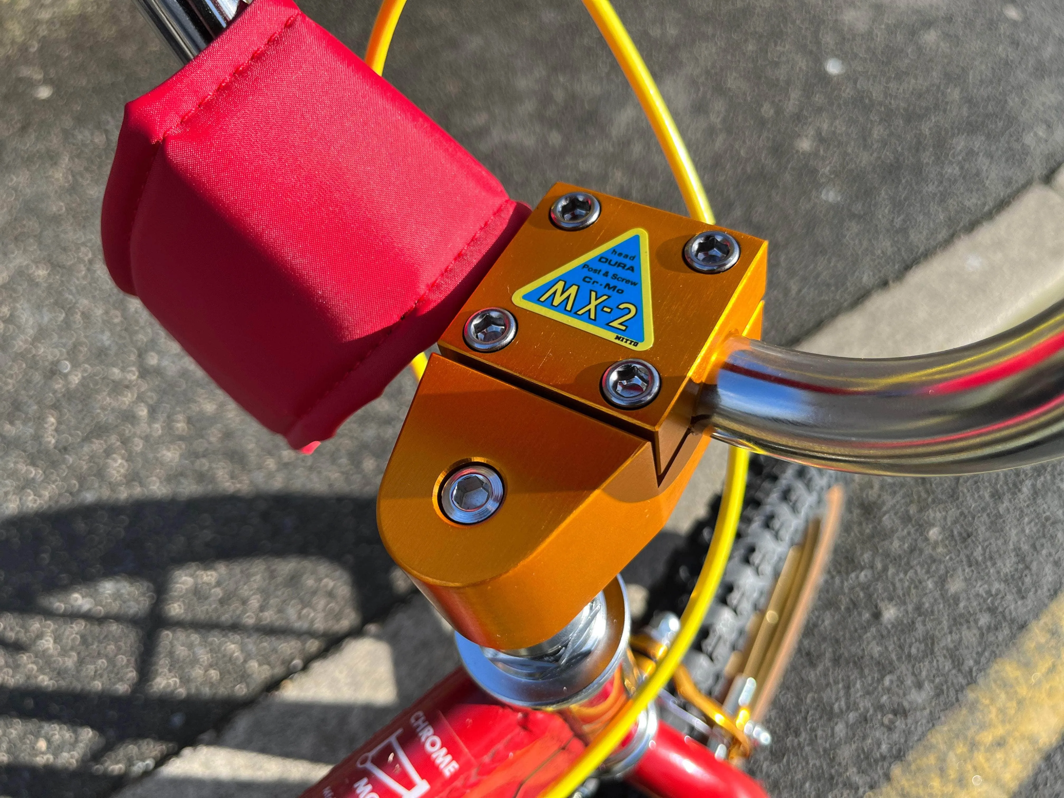 Mongoose 1981 Motomag Custom Bike Red / Gold