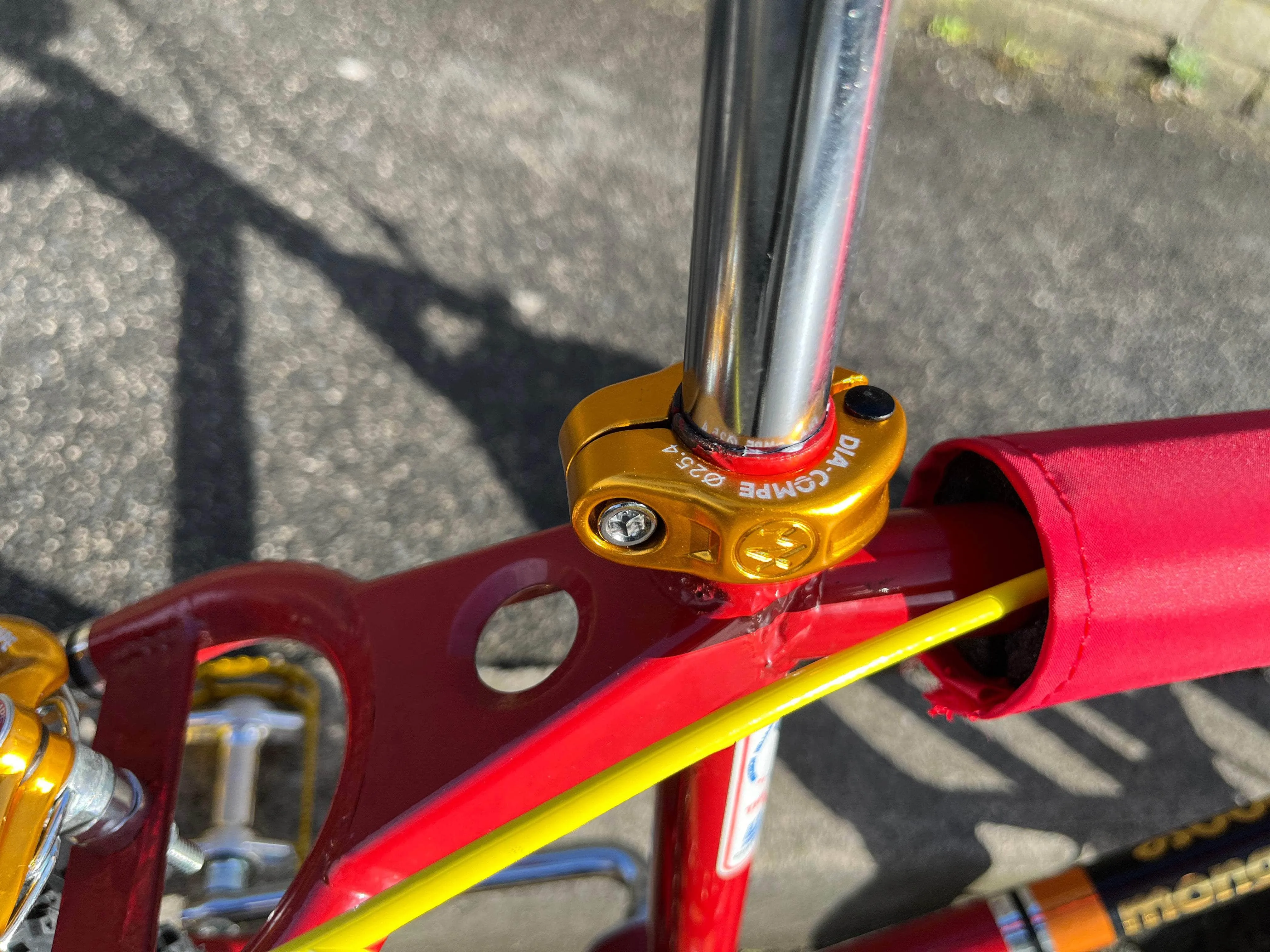 Mongoose 1981 Motomag Custom Bike Red / Gold