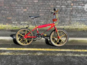 Mongoose 1981 Motomag Custom Bike Red / Gold