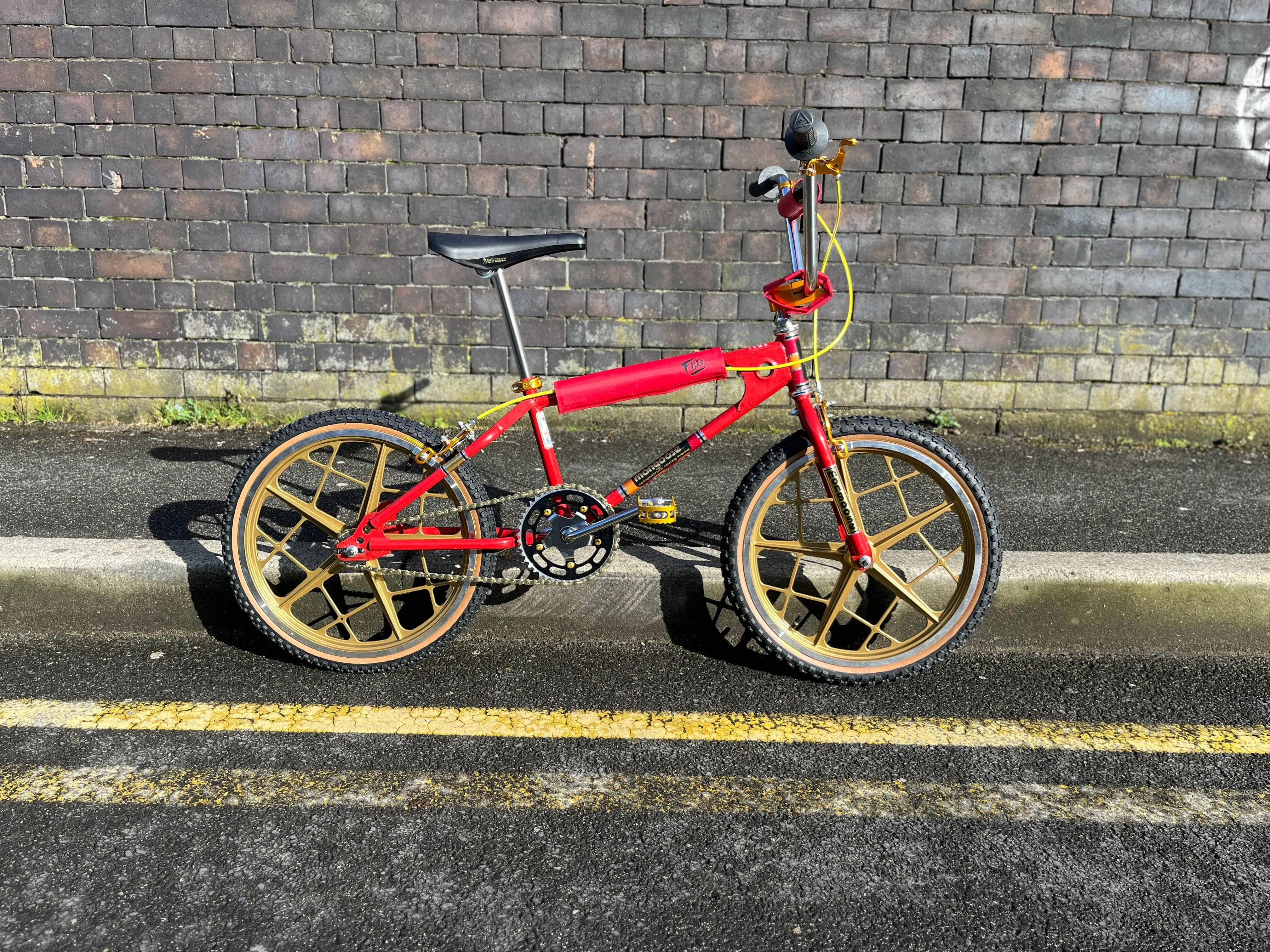 Mongoose 1981 Motomag Custom Bike Red / Gold
