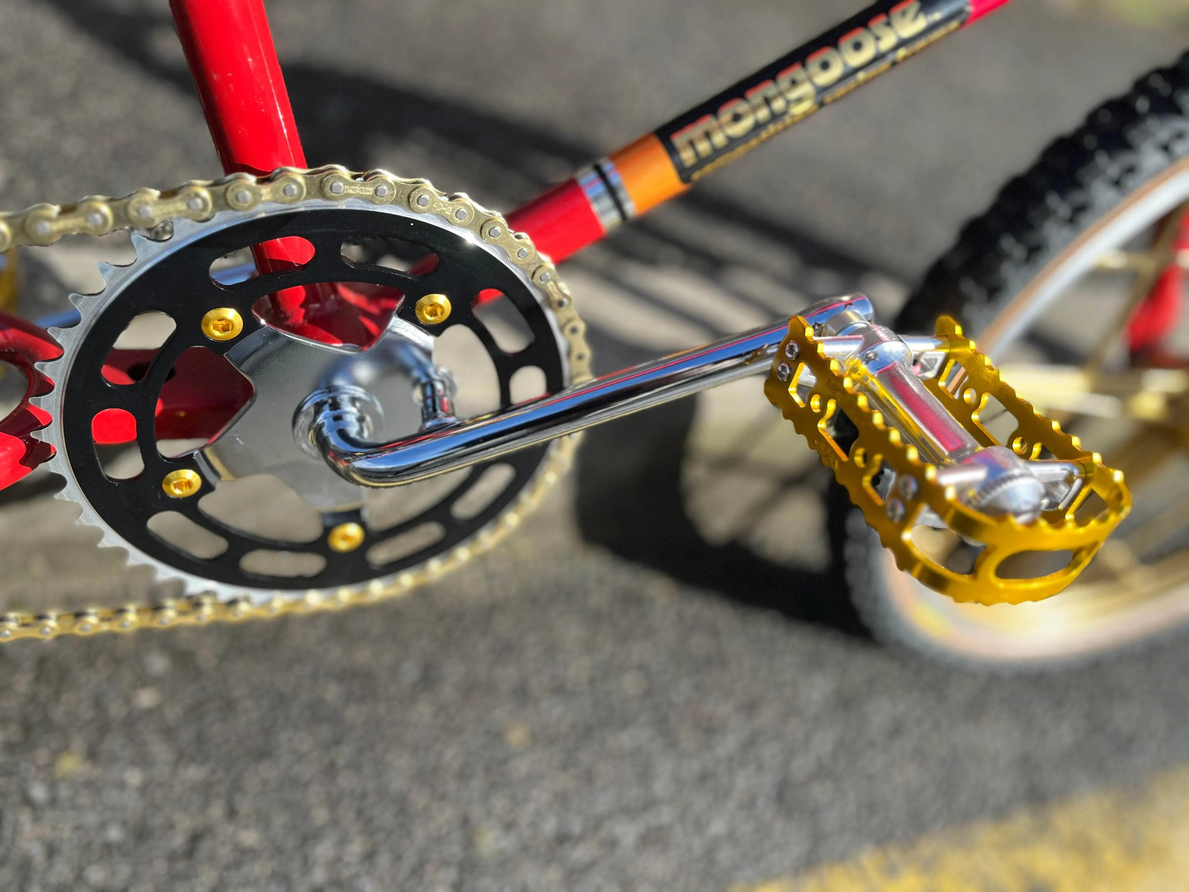 Mongoose 1981 Motomag Custom Bike Red / Gold