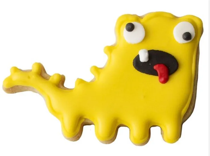 Monster Cookie Cutter with Embossed Detail 'Mimpf' 8cm
