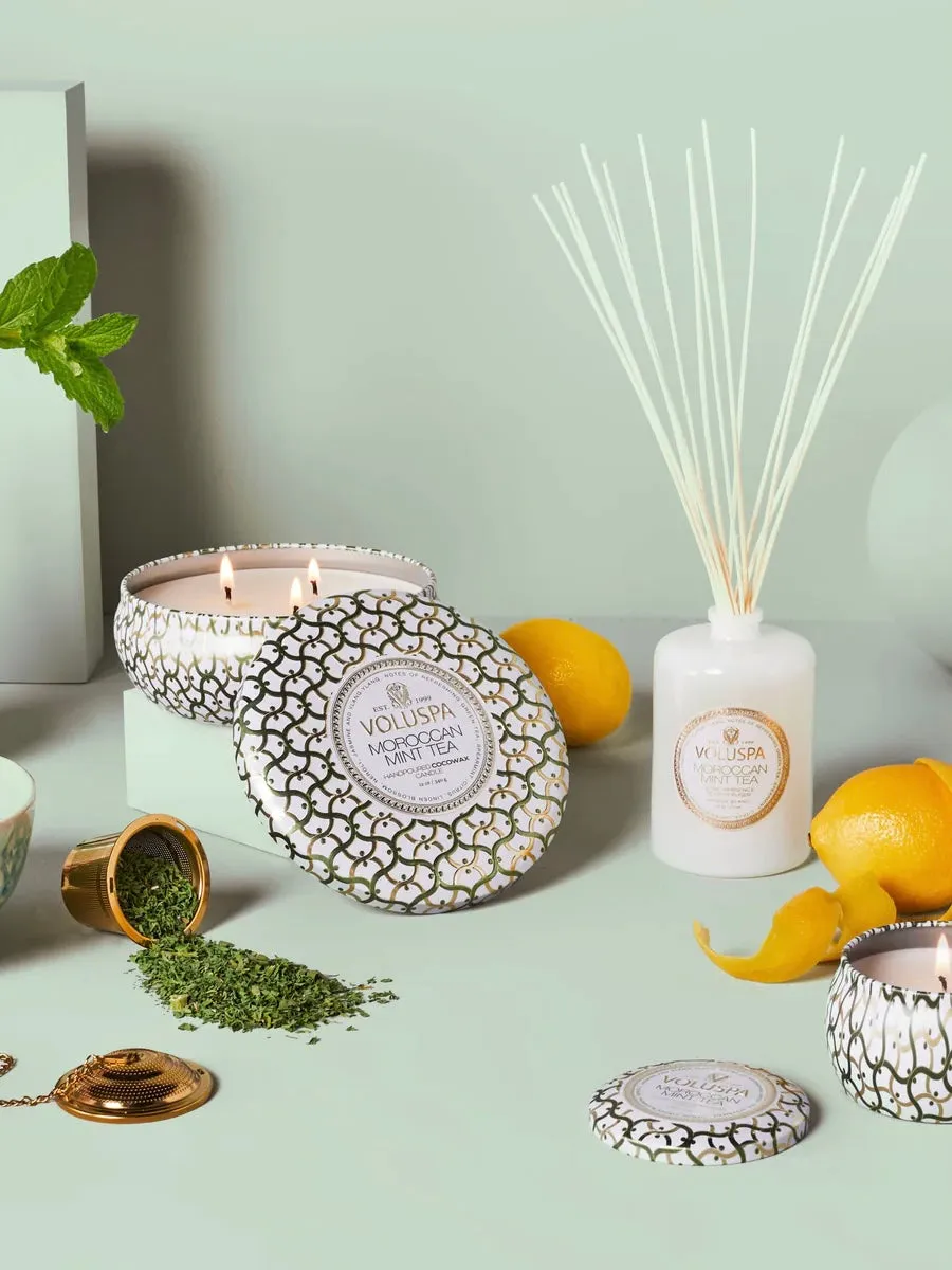Moroccan Mint 3 Wick Tin by VOLUSPA