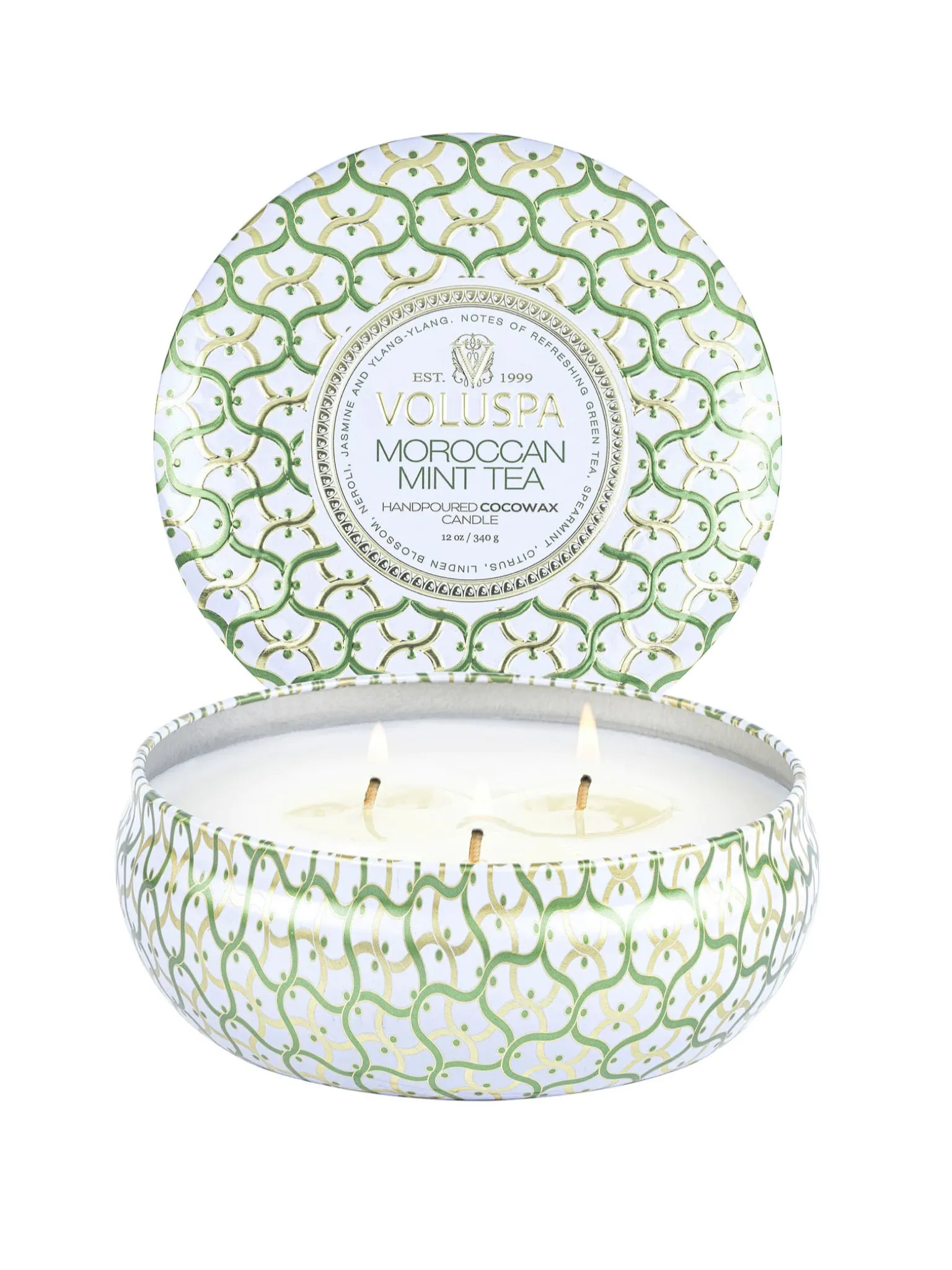 Moroccan Mint 3 Wick Tin by VOLUSPA