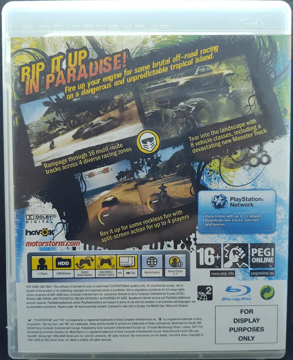 MotorStorm Pacific Rift (Display Purpose Only)