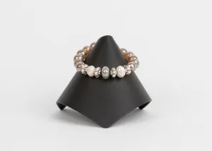 Mystic Moonstone, Champagne Quartz, Silver