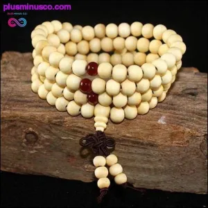 Natural 108*8 mm Beads Sandalwood Buddhist Buddha Wood