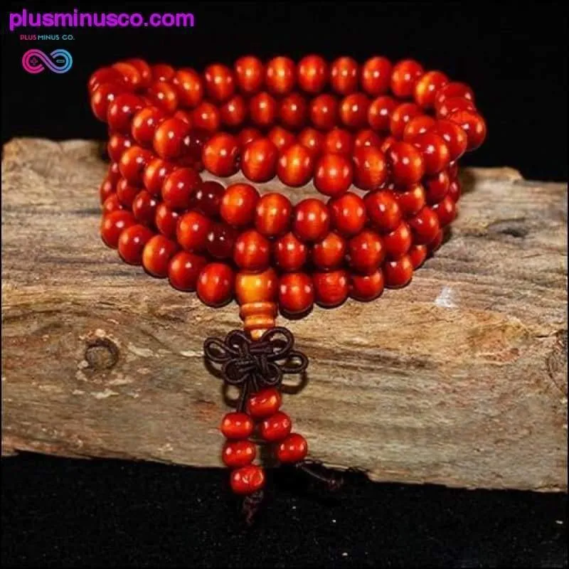 Natural 108*8 mm Beads Sandalwood Buddhist Buddha Wood