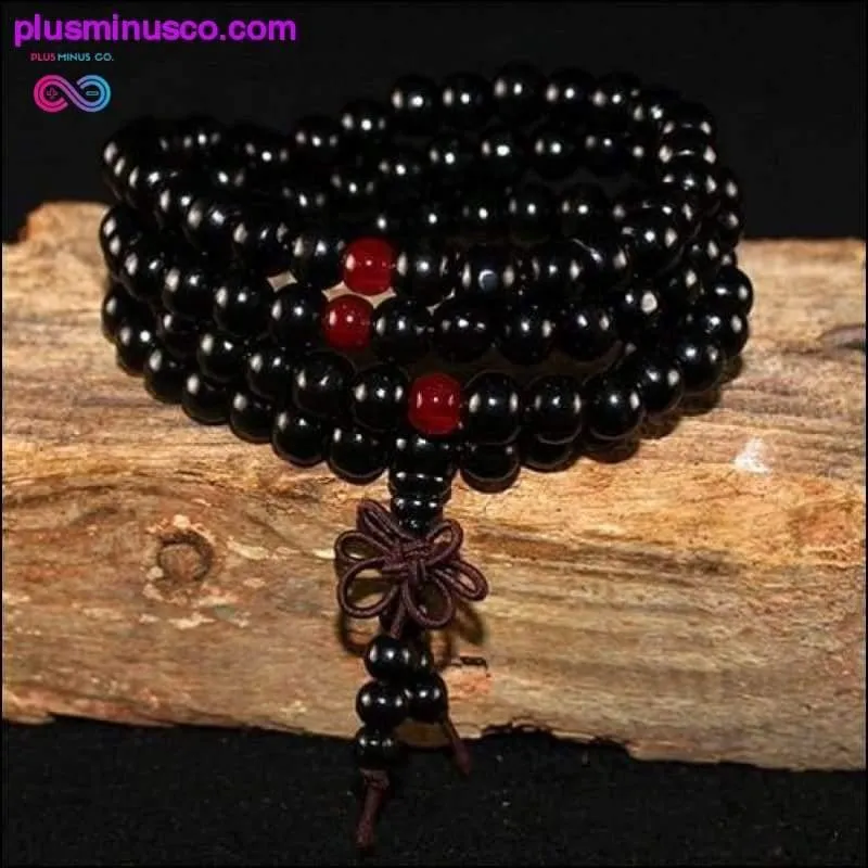 Natural 108*8 mm Beads Sandalwood Buddhist Buddha Wood