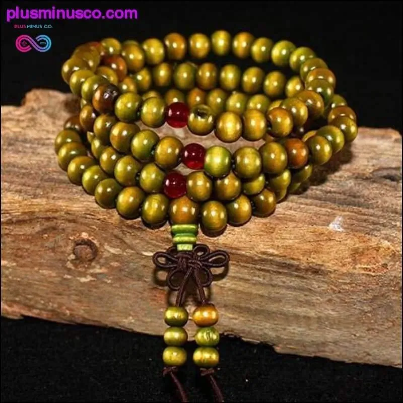 Natural 108*8 mm Beads Sandalwood Buddhist Buddha Wood