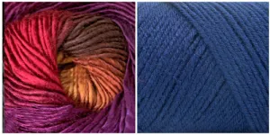 NAVY   ORCHID - Embossed Natura Hat KIT