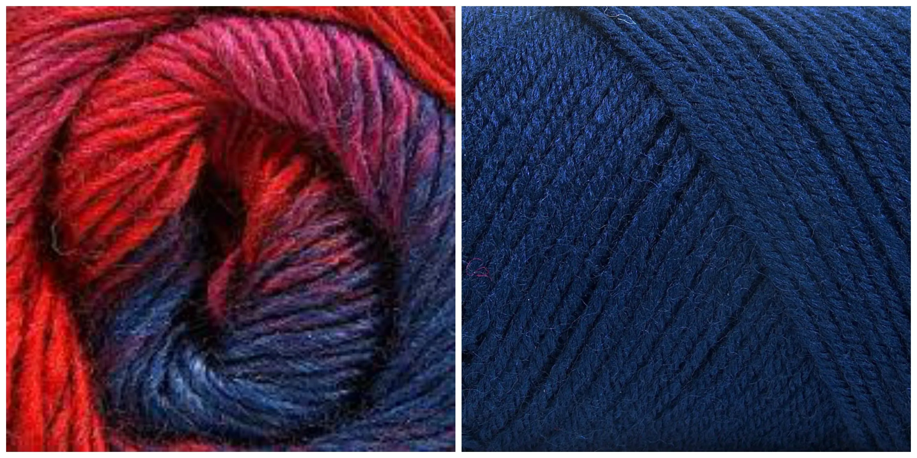 NAVY   VIOLET FIELDS - Falling Leaves Scarf YARN KIT