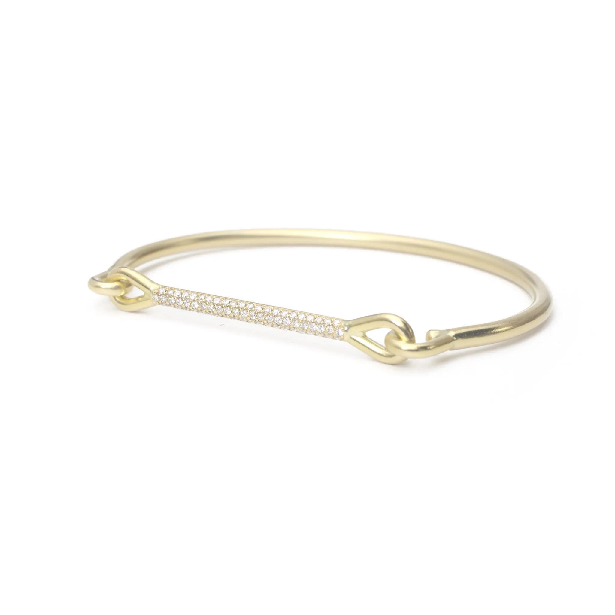 Needle Eye Cuff - Pavé