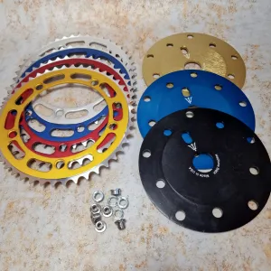 Neptune Crank Power Disc Bolts and Chainring Set