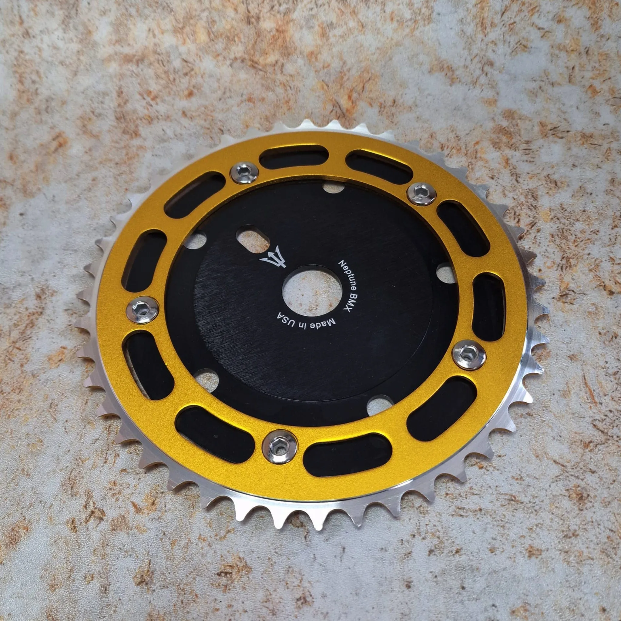 Neptune Crank Power Disc Bolts and Chainring Set