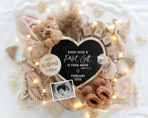 Neutral Pregnancy Announcement Digital - Perfect Gift