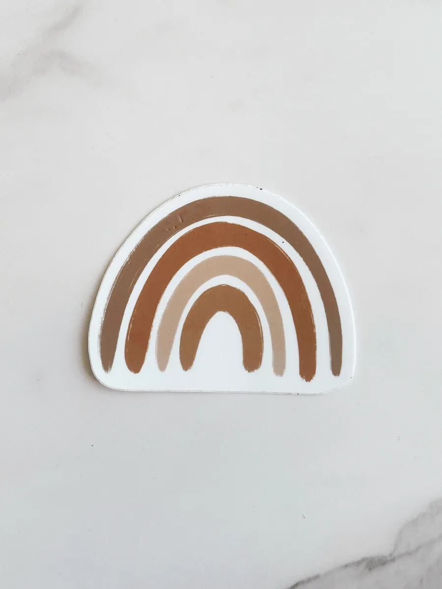 Neutral Rainbow Sticker
