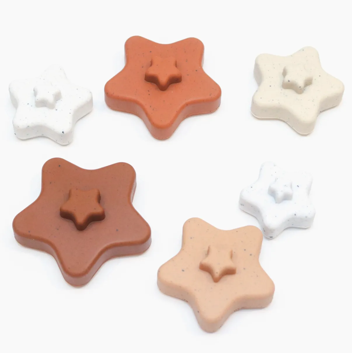 Neutral Silicone Stacker Set