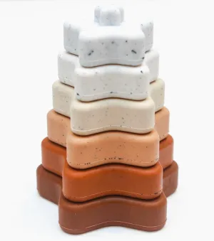 Neutral Silicone Stacker Set