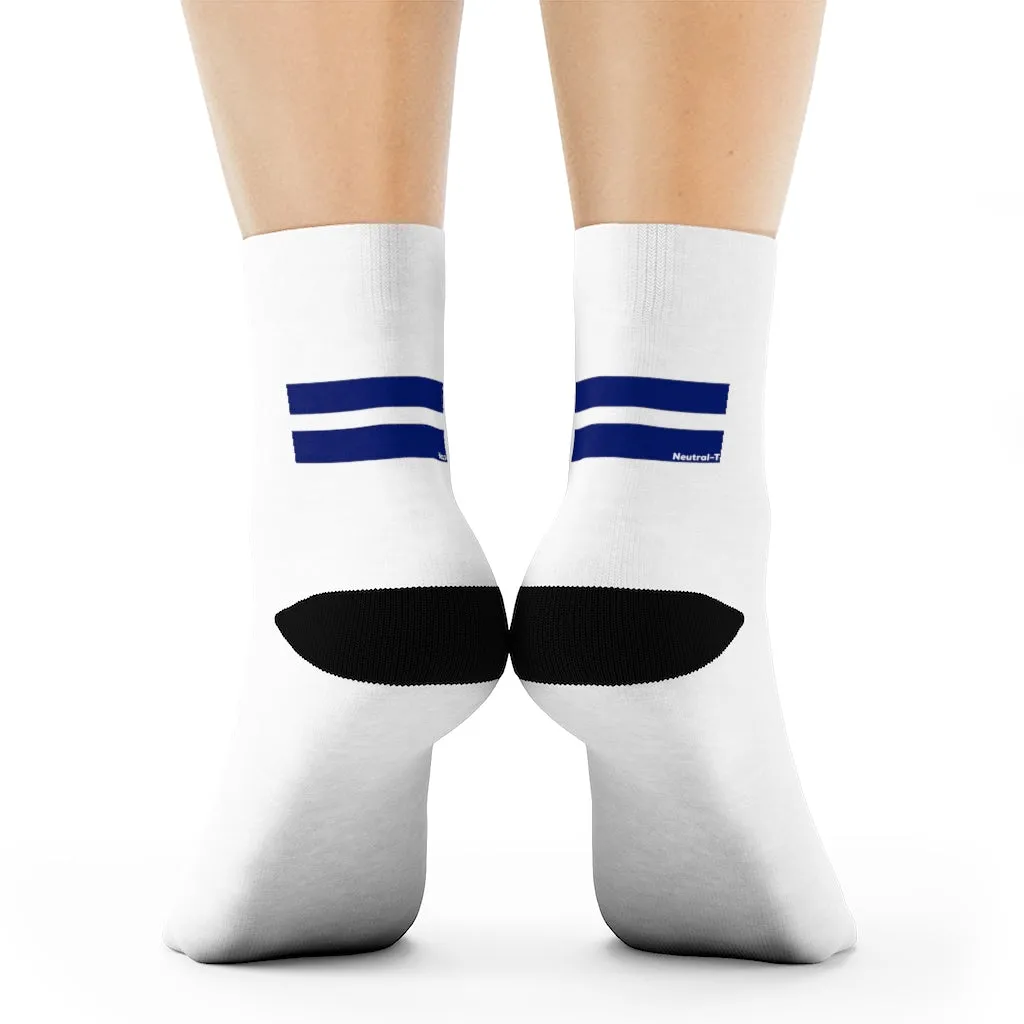 Neutral Stripes Adult Socks
