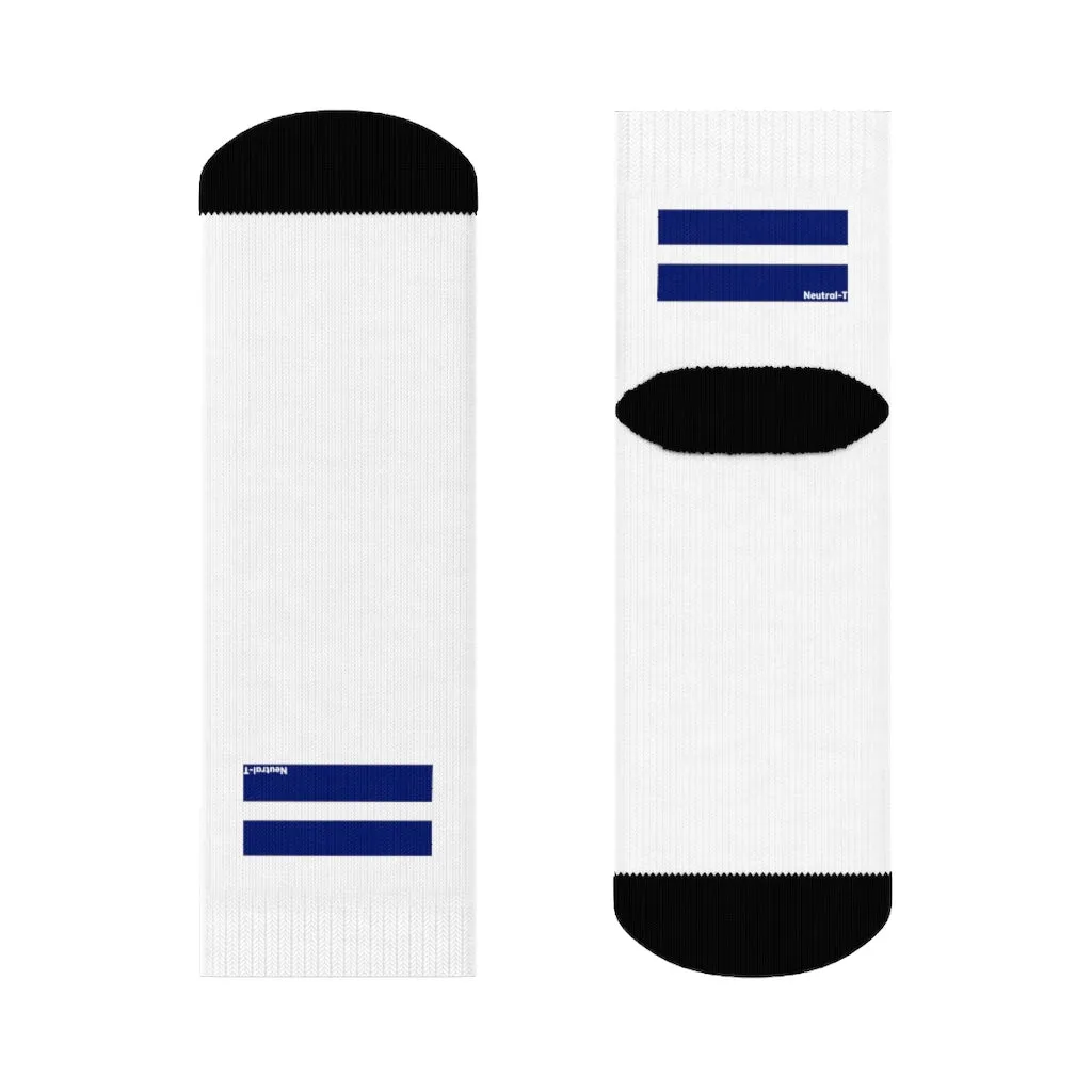 Neutral Stripes Adult Socks