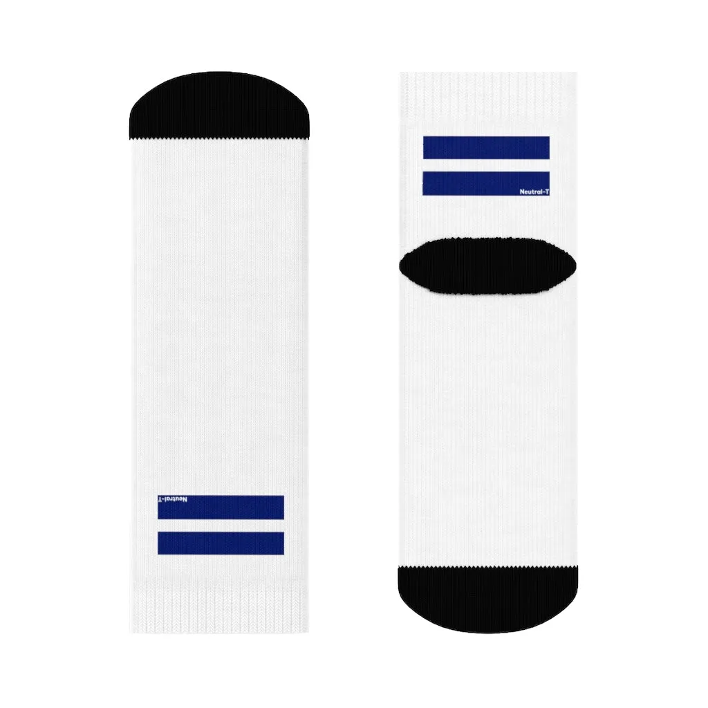 Neutral Stripes Adult Socks