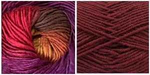 (NEW) BURGUNDY  ORCHID - Embossed Phoenix Scarf KIT