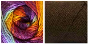 (NEW) CHOCOLATE   EASY TO LOVE - Embossed Phoenix Scarf KIT
