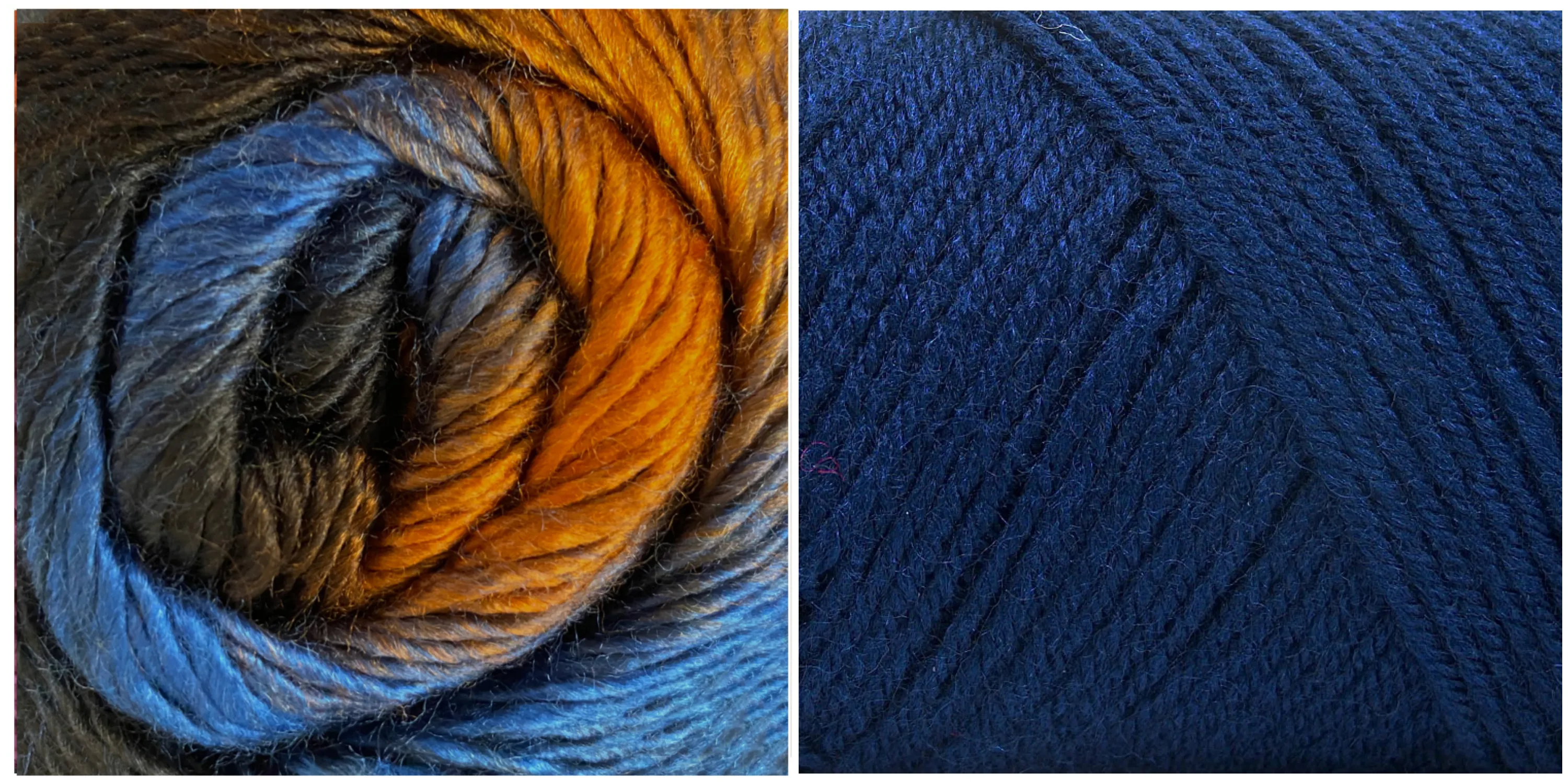 (NEW) NAVY   HAZEL - Embossed Phoenix Scarf KIT