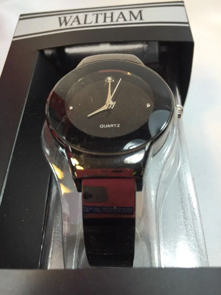 New Waltham Women's Watch WTH45 Silver Black