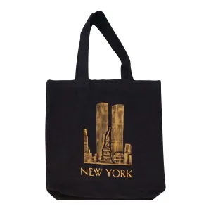 New York Skyline Embossed Jumbo Tote Bag
