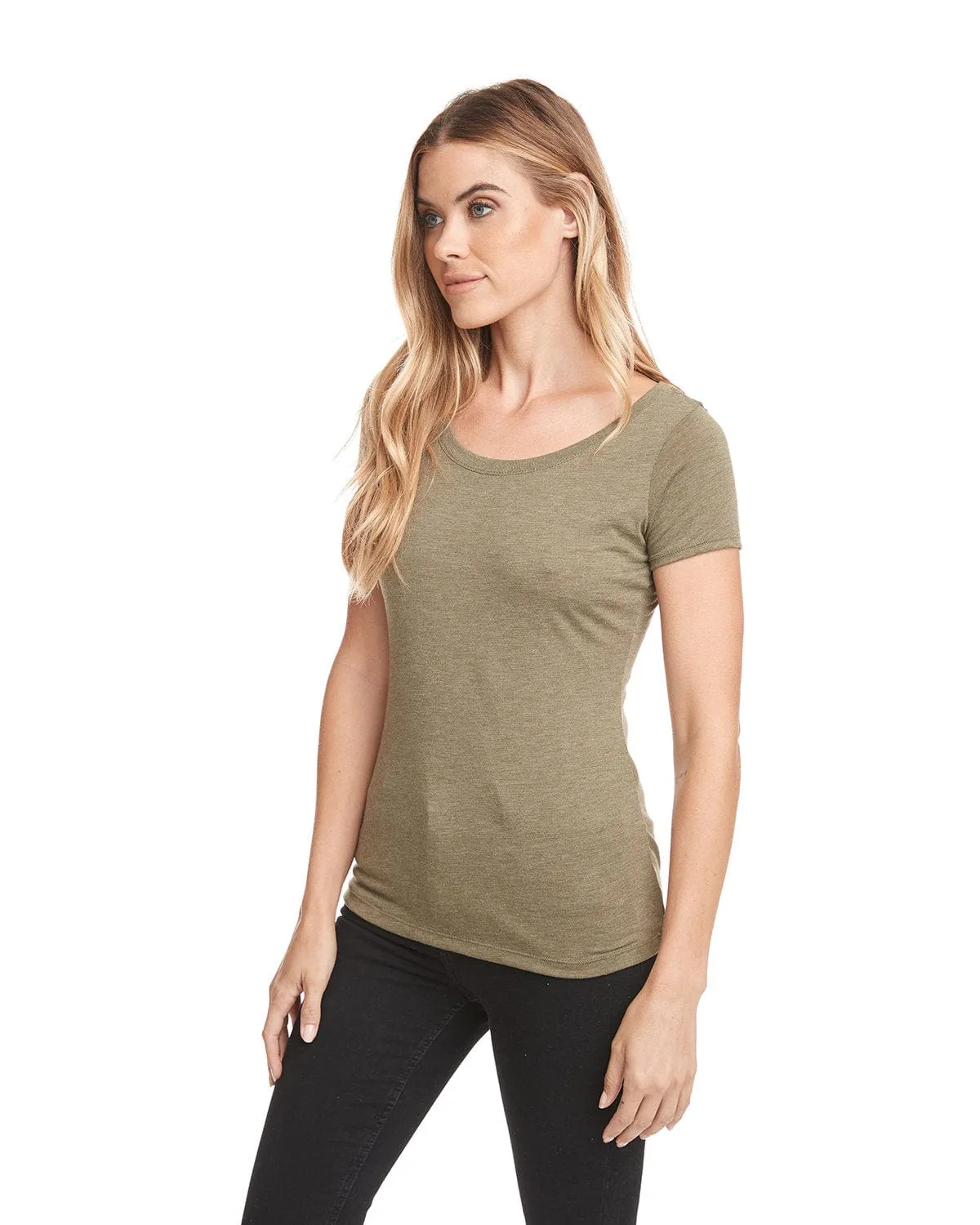 Next Level Ladies Triblend Scoop Neck Tee
