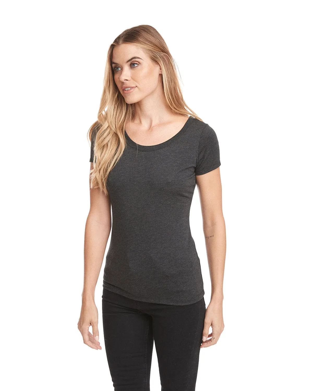 Next Level Ladies Triblend Scoop Neck Tee