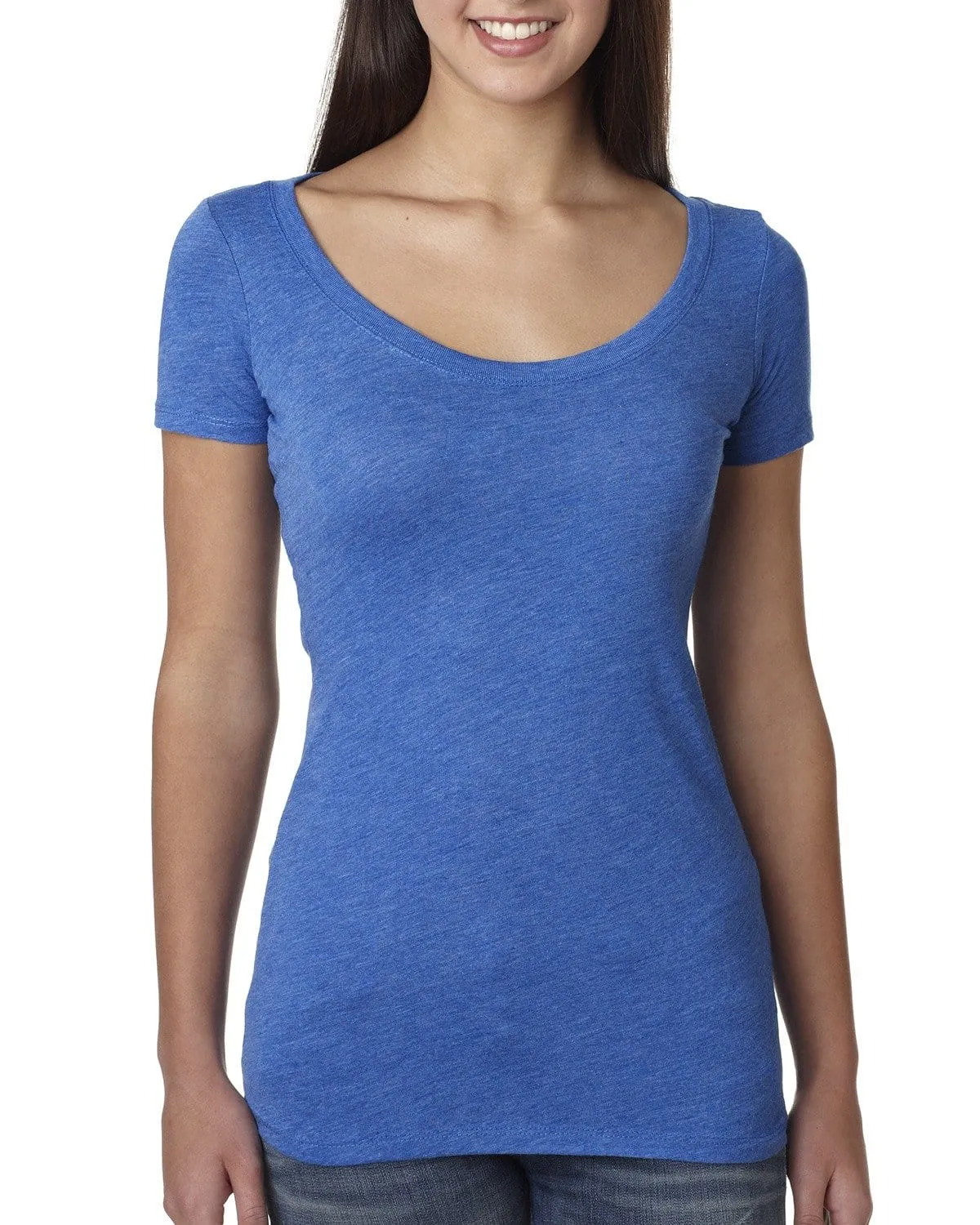 Next Level Ladies Triblend Scoop Neck Tee