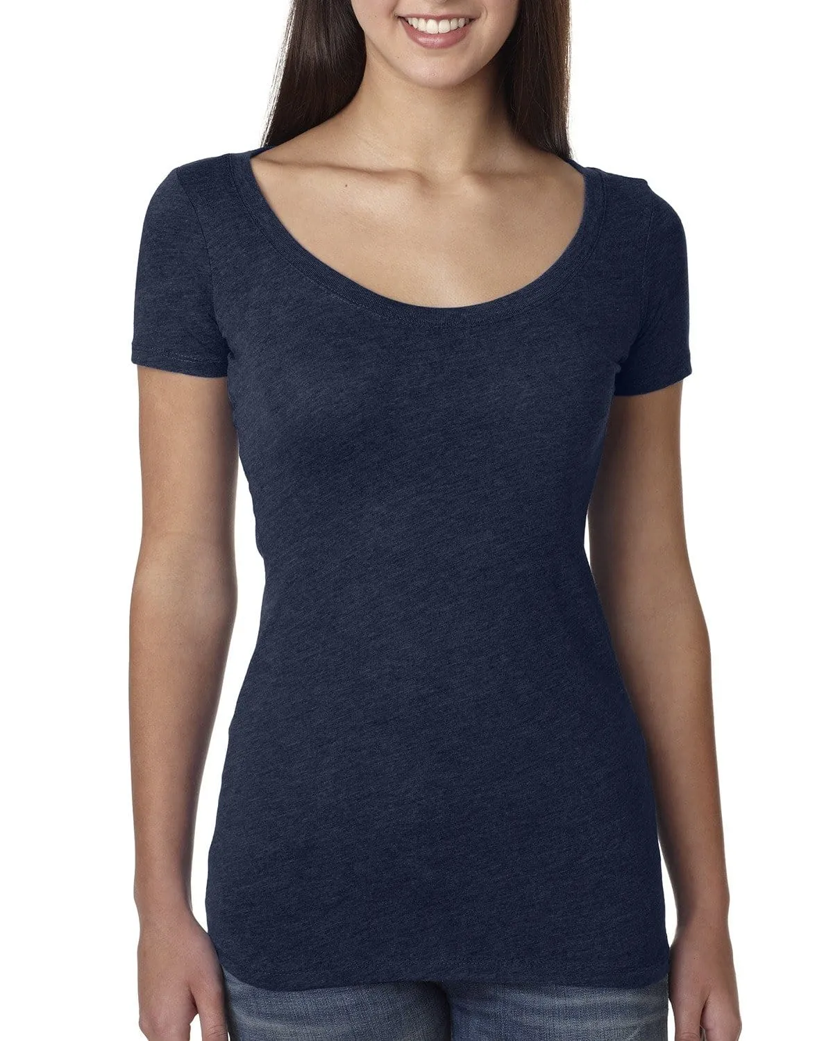 Next Level Ladies Triblend Scoop Neck Tee
