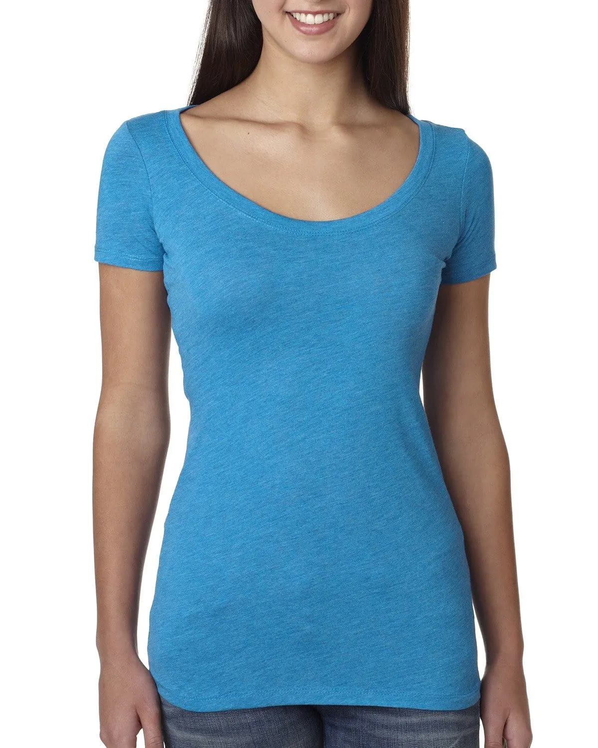 Next Level Ladies Triblend Scoop Neck Tee