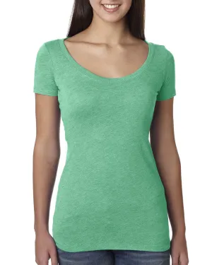 Next Level Ladies Triblend Scoop Neck Tee