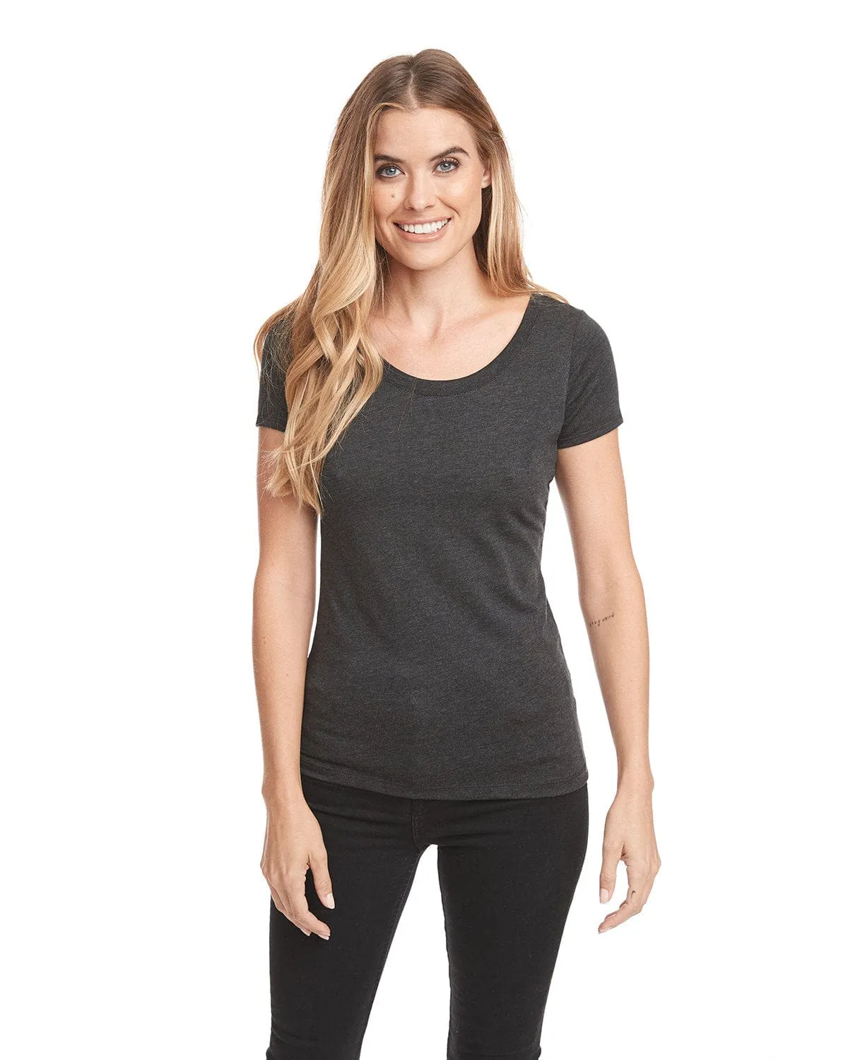 Next Level Ladies Triblend Scoop Neck Tee