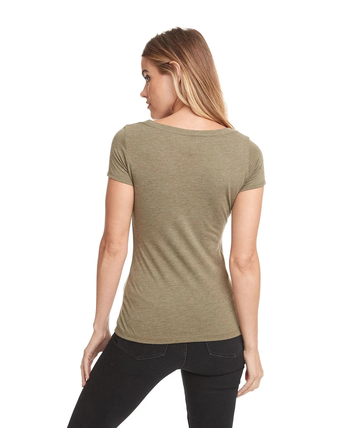 Next Level Ladies Triblend Scoop Neck Tee